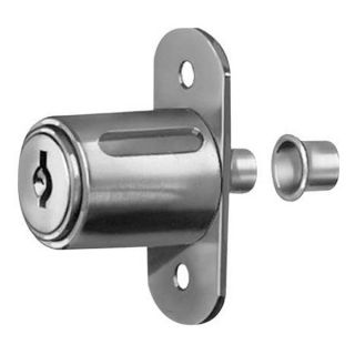 Compx National C8043 C415A 14A Sliding Door Lock, Nickel, Key C415A