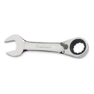 Blackhawk By Proto BW 2210R Ratcheting Combo Wrench, 3/8 in., Stubby