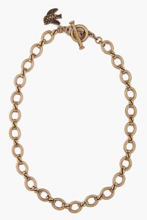 Marc By Marc Jacobs Gold Flight Charm Necklace for women