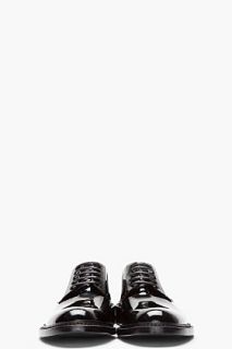 Saint Laurent Black Patent Army 20 Derbys for women