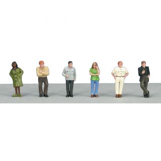 Scale People Standing Figures (Pack of 6)