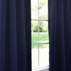 Eclipse Blue Thermal Blackout 84 inch Curtain Panel Pair