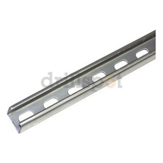 10SS 1 5/8 x 1 x 10 12 Ga. Stainless Steel Slotted Strut Channel