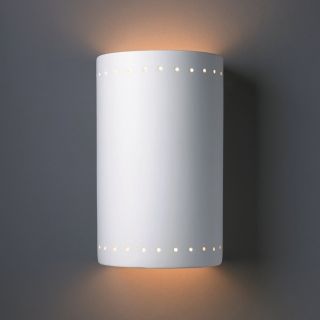 Cylindrical Ceramic Bisque Wall Sconce Today $129.60
