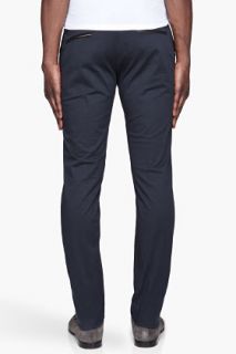 Dsquared2 Navy And Yellow Contrast Tennis Trousers for men