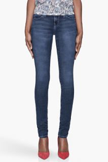 Current/Elliott Indigo The Skinny Low Rise Jeans for women