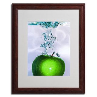 Roderick Stevens Apple Splash Framed Matted Art