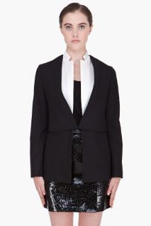 3.1 Phillip Lim Black And White Layered Tuxedo Blazer  for women