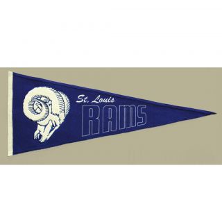 St. Louis Rams Throwback Wool Pennant