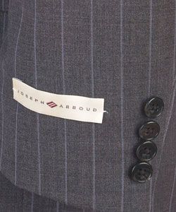 Joseph Abboud Grey Stripe Three button Suit