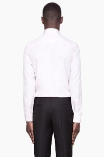 Givenchy Pink Piquet Collared Slim Shirt  for men