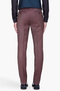 Kenzo Mottled Brown Formal Pants for men