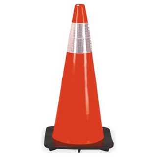 Jackson Safety 3004282 Traffic Cone, 18 In. H, Orange, PVC