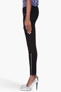 J Brand Black Zipper accented The Brix Jeans for women