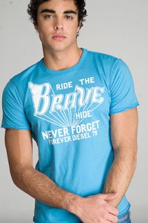 Diesel Temia ride Beach Blue T shirt for men