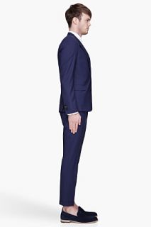 Paul Smith  Indigo Blue Wool Suit for men