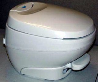Bravura RV Toilet Low Profile   White  