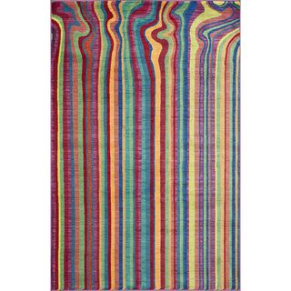 Skye Monet Multi Stripe Rug (77 x 105)