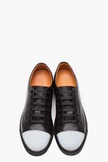 Marc Jacobs Black Reflector toe Basket Case Sneakers for men