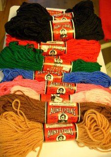 Aunt Lydias Rug & Craft Yarn Assortment Arts, Crafts