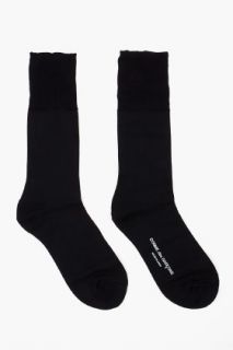 Comme Des Garçons Black Jersey Socks for women