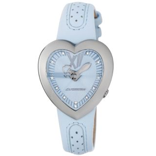Chronotech Childrens Pink Dial Heart Shaped Leather Quartz Watch MSRP