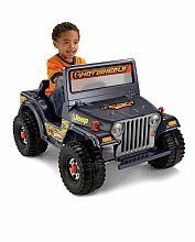 Power Wheels Hot Wheels 6 Volt Ride On   Jeep Lil Wrangler