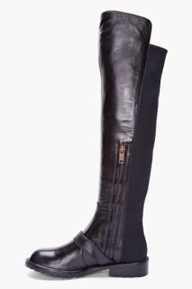 Marc By Marc Jacobs Black Over The Knee Nappa Boots for women