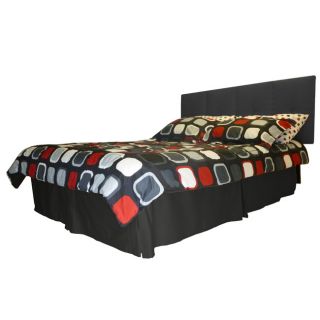 DuraBed Full size Steel Upholstered Headboard Foldable Platform Bed