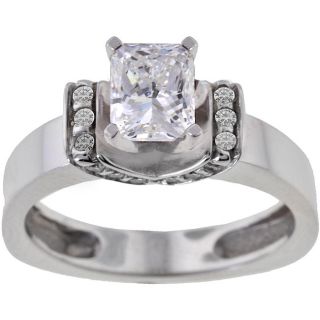 Michael Valitutti 14k White Gold 1 1/5ct TDW Diamond Ring (I J, SI2