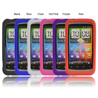 Luxmo Solid Silicone Skin Protector Case for HTC Rhyme/ Bliss