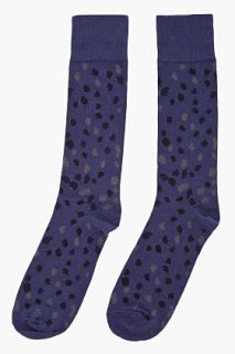 Marc By Marc Jacobs Navy Spotted Cotton Socks for men