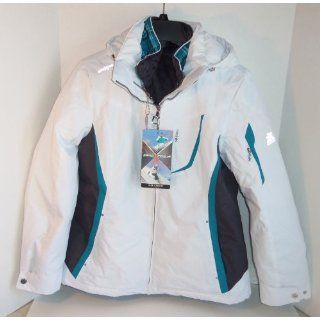 ZeroXposur 4 in 1 Systems Jacket White/Turquoise Womens Size Large