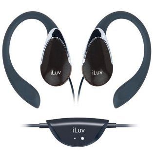 iLuv I201BLK Lightweight Ear Clip Headphones  Black
