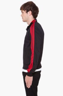 Y 3 Black And Red Track Jacket for men