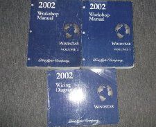 2002 Ford Windstar MINI VAN Service Shop Repair Manual Set OEM FACTORY