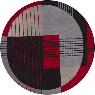 Contemporary, Red Oval, Square, & Round Area Rugs from
