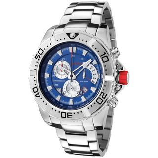 Red Line Mens Racer Stainless Steel Watch