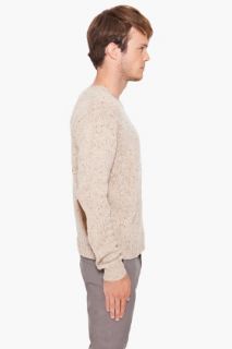 Shades Of Grey By Micah Cohen Flecked Knit Sweater for men