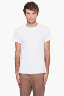 A.P.C. White Military T shirt for men