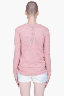 Marc By Marc Jacobs Pink Perforated Cardigan for women