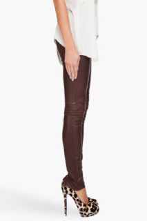 Maison Martin Margiela Leather Leggings for women