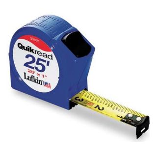Lufkin QR1425 Measuring Tape, Quick Read, 25 Ft x 1 In