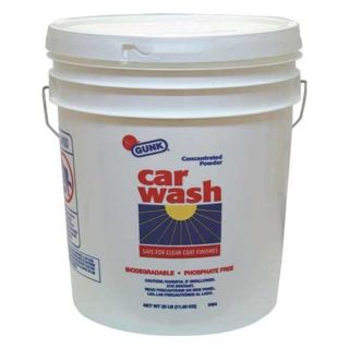 Gunk VW4 Car Wash Powder, 25 Lb, Pail