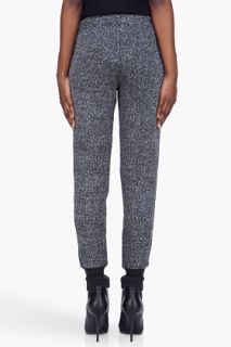 T By Alexander Wang Charcoal Tweed Print Lounge Pants for women