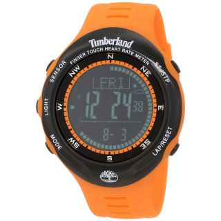Timberland Mens Washington Summit Orange Digital Watch Today $174