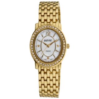August Steiner Womens Dazzling Diamond Oval Bracelet Watch Today $66