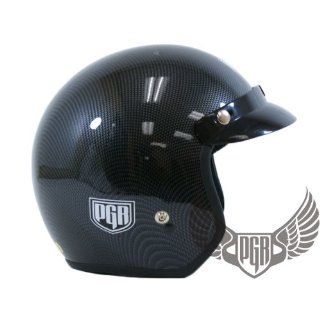 PGR 205 Retro Vintage Bobber Motorcycle Helmet DOT Approved (X Large