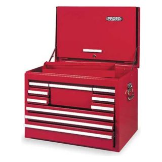 Proto J442719 10RD D Tool Chest, 27 Wx18 Dx19 In H, 10 Drawers