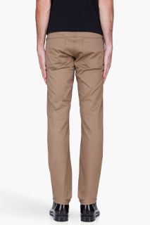 Theory Taupe Haydin Editor Trousers for men
